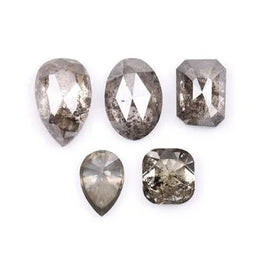 1.26Ct Mix Shape Salt & Pepper Natural Diamond
