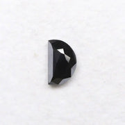 0.83 Ct moon shape fancy black diamond, best man made diamonds, raw diamonds, rough diamonds, rough stones, offering diamods.