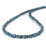 Contemporary Blue Colored beads necklace with elegant modern jewelry appeal
