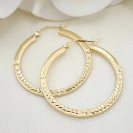 Sterling Silver Classic Hoops Earrings