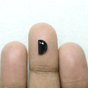 0.83 Ct moon shape fancy black diamond, best man made diamonds, raw diamonds, rough diamonds, rough stones, offering diamods.