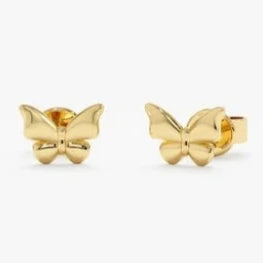 Butterfly Yellow Plated Stunning Earring