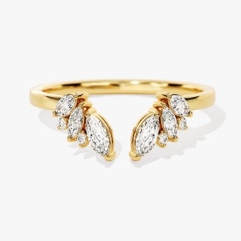 Moissanite Marquise Cut Classic Ring