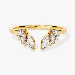 Moissanite Marquise Cut Classic Ring