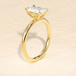 Radiant Cut Solitaire Engagement Ring