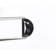 0.83 Ct moon shape fancy black diamond, best man made diamonds, raw diamonds, rough diamonds, rough stones, offering diamods.