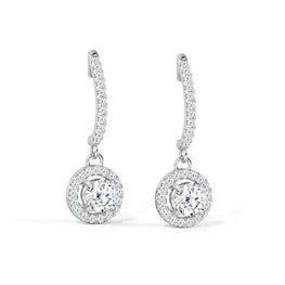 Stunning Dangle Earring Sterling Silver Wedding Surprise Earring Gift
