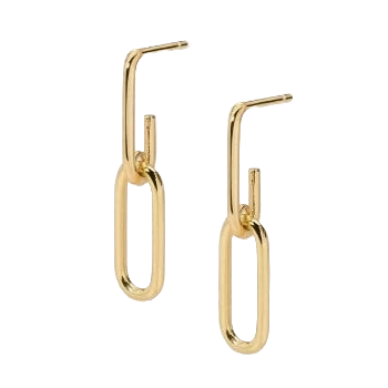 Statement Chain Dangle Earrings
