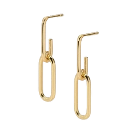 Statement Chain Dangle Earrings
