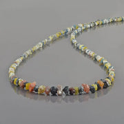 Contemporary Multi Coloured beads necklace with elegant modern jewelry appeal