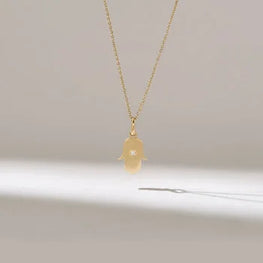 Hamsa Hand Stunning Silver Necklace