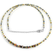 Contemporary Multi Coloured beads necklace with elegant modern jewelry appeal