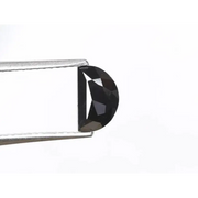 0.83 Ct moon shape fancy black diamond, best man made diamonds, raw diamonds, rough diamonds, rough stones, offering diamods.