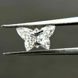 0.64CT Butterfly Cut Lab Grown Diamond