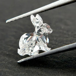 0.92Ct Rabbit Shape Lab Grown Diamond