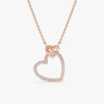 Interheart Stunning Charm Silver Necklace