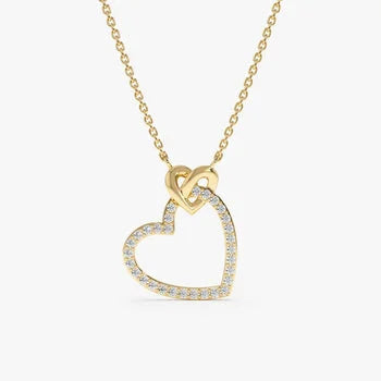 Interheart Stunning Charm Silver Necklace