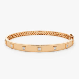 Diamond Statement Bangle Bracelet