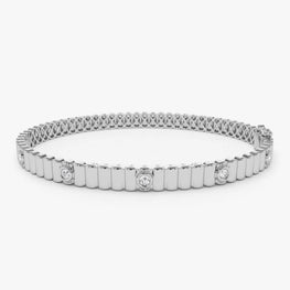 Sterling Silver Bar Unique Bracelet