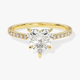Heart Cut Gorgeous Wedding Ring