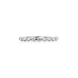 Brilliant Cut Half-Enternity Band - Wedding Rings - Engagement Ring - Anniversary Ring - Floating Bubble Prong - Promise Ring - Jay Amar Gems