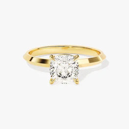 Cushion Cut Solitaire Promise Ring