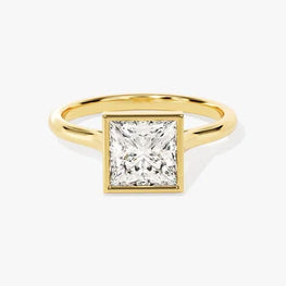 Princess Cut Solitaire Engagement Ring