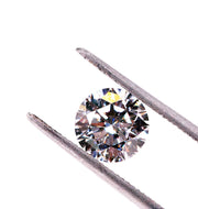 1.24 Ct round cut lab created moissanite diamond, diamond, raw diamonds, rough diamonds, gia certified diamonds.