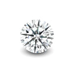 1.24 Ct round cut lab created moissanite diamond, diamond, raw diamonds, rough diamonds, gia certified diamonds.