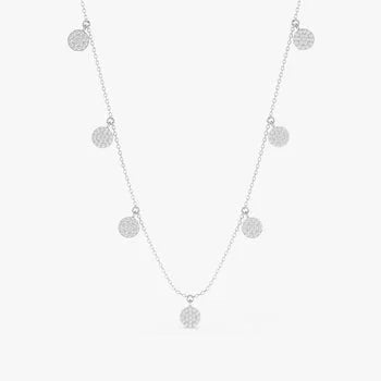 Round Cut Charm Stunning Necklace