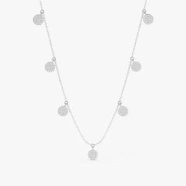 Round Cut Charm Stunning Necklace