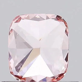 Cushion Shape Cvd Pink Colored Diamond