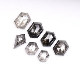Mix Shape Salt & Pepper Natural Diamond