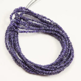 Strands of purple beads, natural rough diamond beads, loose uncut diamond, rough diamond beads