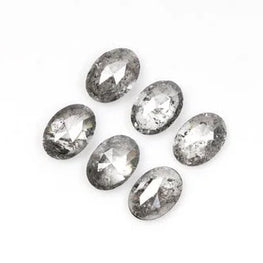 0.70 Carat Salt and Pepper Oval Shape Minimal Diamond, Engagement Ring Jewelry Diamond, Best Price Diamond