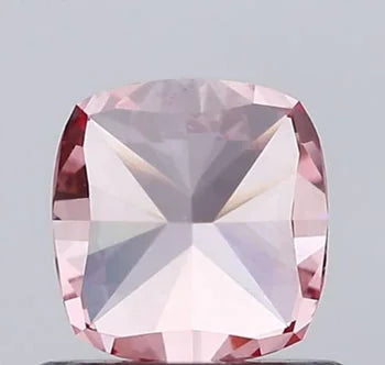 Cushion Cut Pink Color Lab Grown Loose Diamond