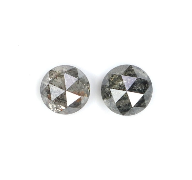 Natural Salt & Pepper Rose Cut Diamond