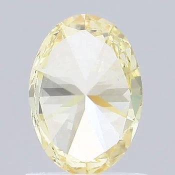 0.86 Oval Cut Yellow Lab Grown Diamond