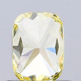 Cushion Cut Intense Yellow Lab Grown Diamond