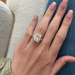 Large 5.5 carat radiant cut diamond ideal for statement engagement ring
