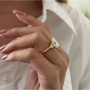 Large 5.5 carat radiant cut diamond ideal for statement engagement ring