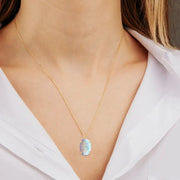 3.00 Ct Genuine multicolour Diamond Pendant Necklace Elegant Timeless Minimalist Jewelry for Women