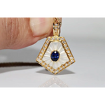 0.55 CT lab created gemstone pendant necklace featuring a sparkling gemstone in an elegant fine jewelry setting for women