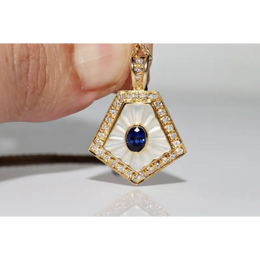0.55 CT lab created gemstone pendant necklace featuring a sparkling gemstone in an elegant fine jewelry setting for women