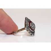 Designer lab created gemstone ring with morganite stone and shimmering diamond accents