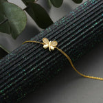 Gold tennis bracelet with brilliant diamond bracelet detailing for women
