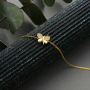 Gold tennis bracelet with brilliant diamond bracelet detailing for women