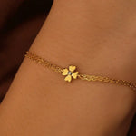 0.50 ct lab grown diamond bracelet for women with small sparkling diamonds on a delicate chain, dainty and elegant everyday jewelry