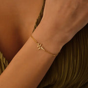 lab grown diamonds tennis bracelet with sustainable sparkle and diamond bracelet gold luxury jewelry style.