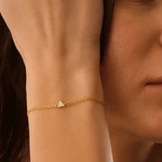 mens bracelet gold crafted in real gold with bold solid gold bracelet luxury design.